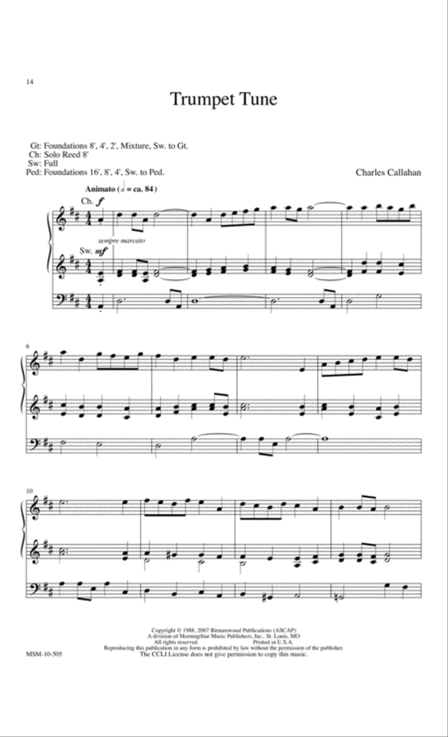 The Rejoicing Organ scores gallery preview page 6