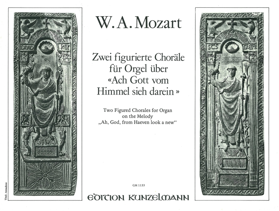 Figured Chorales (2) on  Ach Gott von Himmel sieh darein , K620b