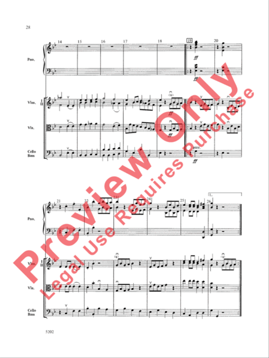 Carnival of the Animals Carnival of the Animals String Orchestra scores gallery preview page 29