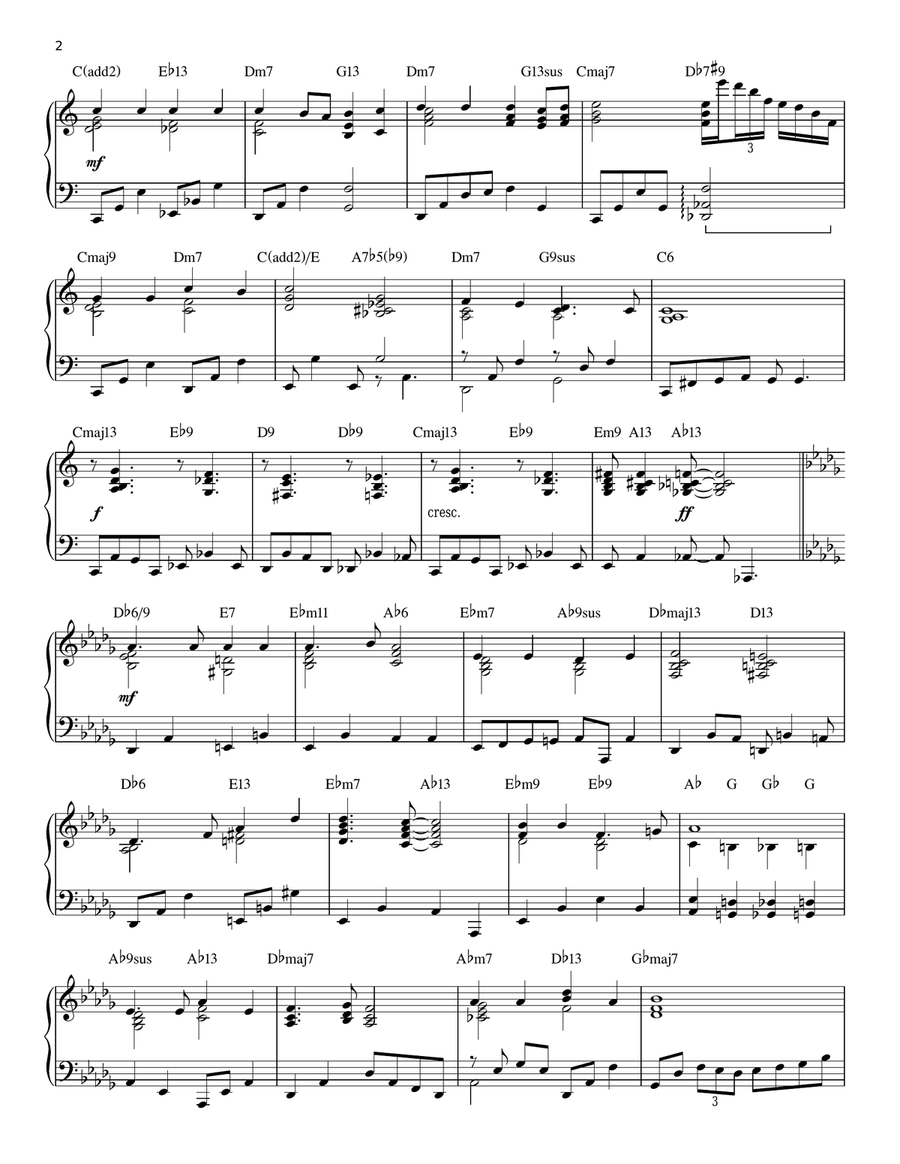 Onward, Christian Soldiers [Jazz version] Piano Solo scores gallery preview page 2