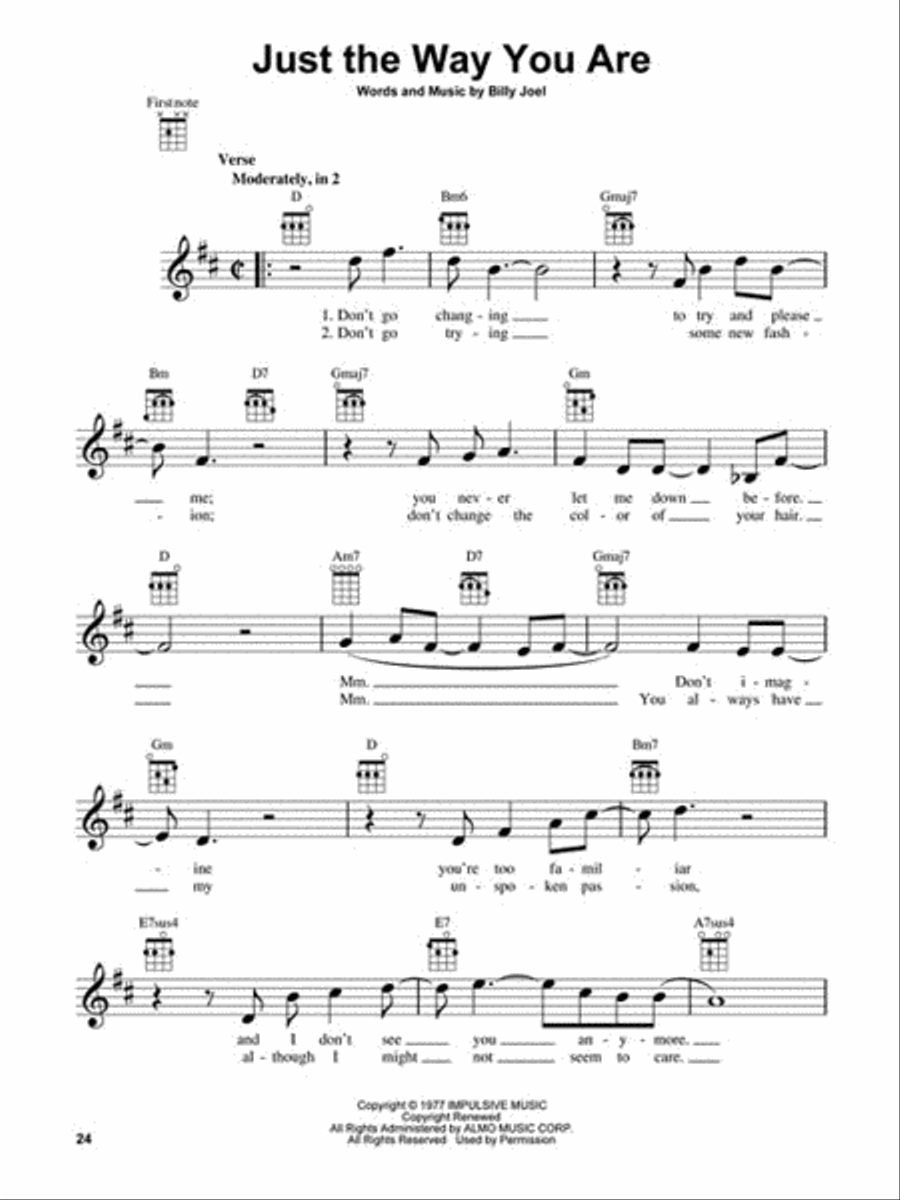 <br>Sheet music extract