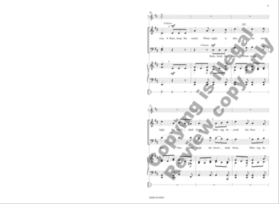 People, Look East 4-Part scores gallery preview page 7