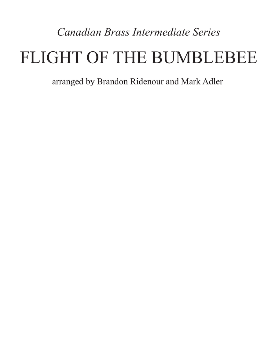 Flight Of The Bumblebee (Intermediate) - Full Score