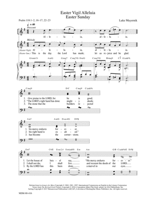 Easter Vigil Alleluia and Easter Sunday (Downloadable)