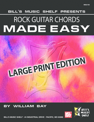 Book cover for Rock Guitar Chords Made Easy