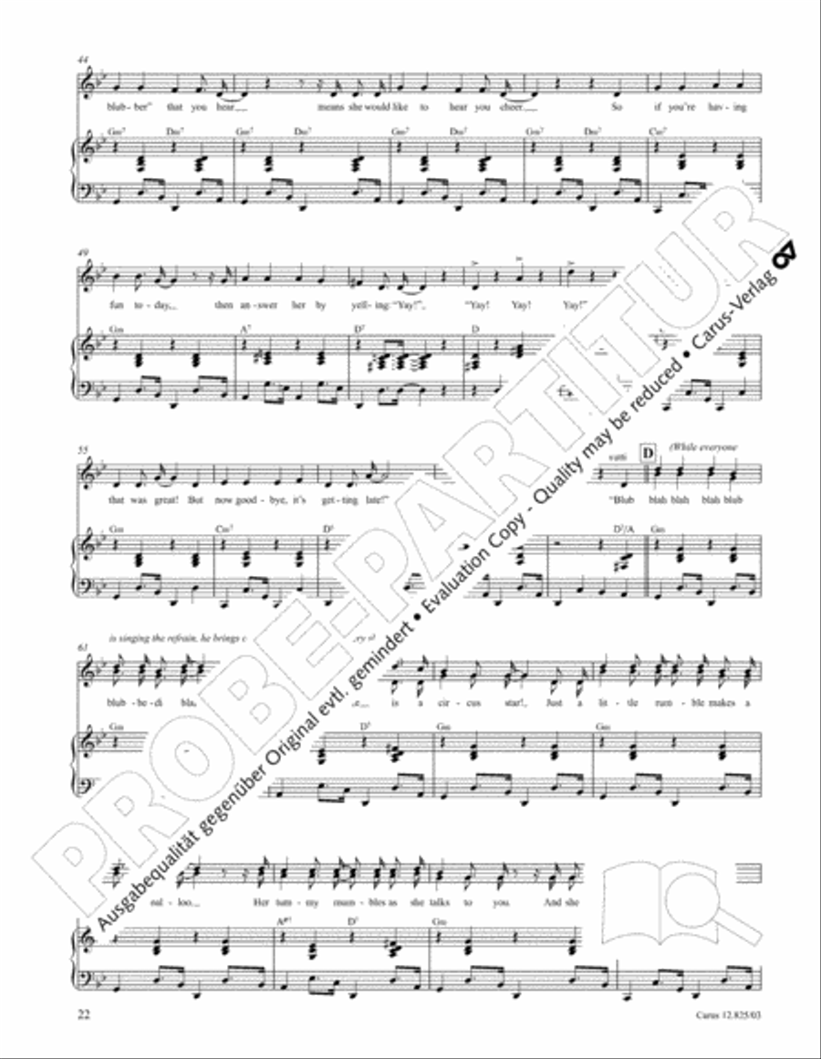 Circus Allegro Circus Allegro Choir scores gallery preview page 23