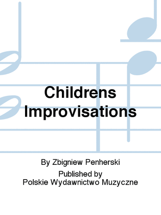Book cover for Childrens Improvisations