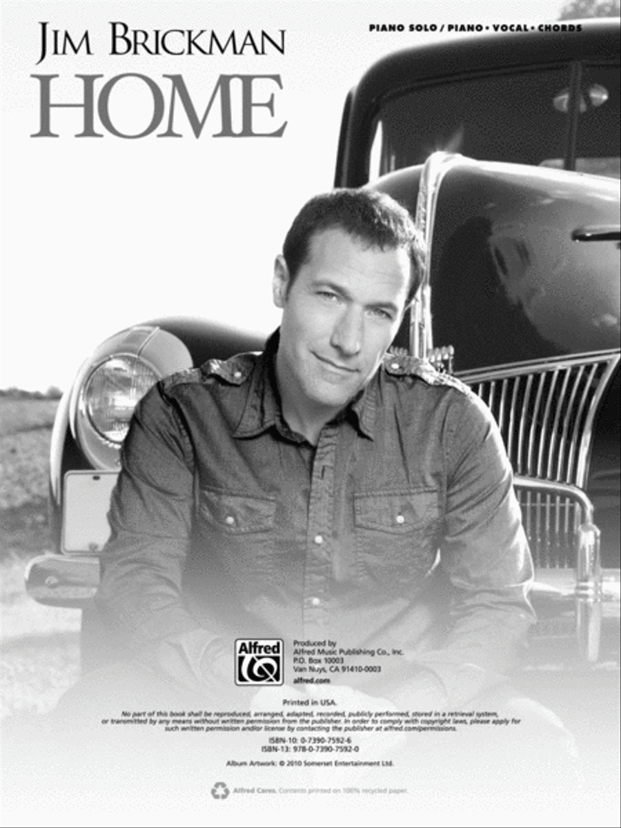 Jim Brickman -- Home Jim Brickman -- Home Piano, Vocal, Guitar scores gallery preview page 2