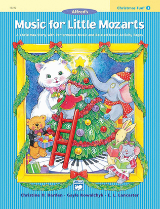 Book cover for Music for Little Mozarts Christmas Fun, Book 3
