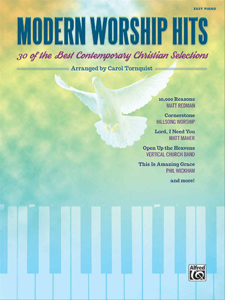 Modern Worship Hits Easy Piano scores gallery preview page 1