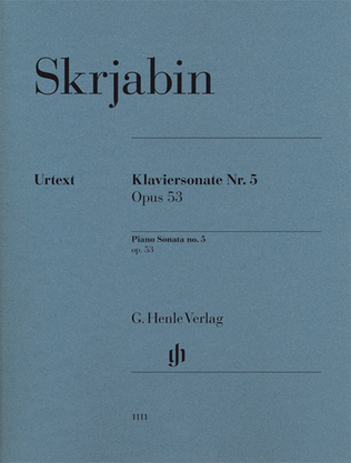 Book cover for Piano Sonata No. 5, Op. 53