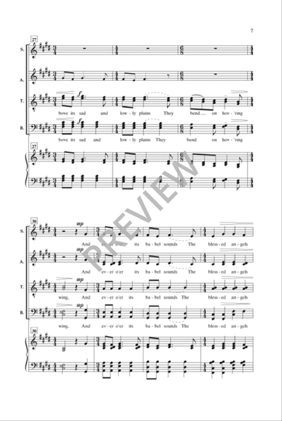 Midnight Clear Divisi scores gallery preview page 8