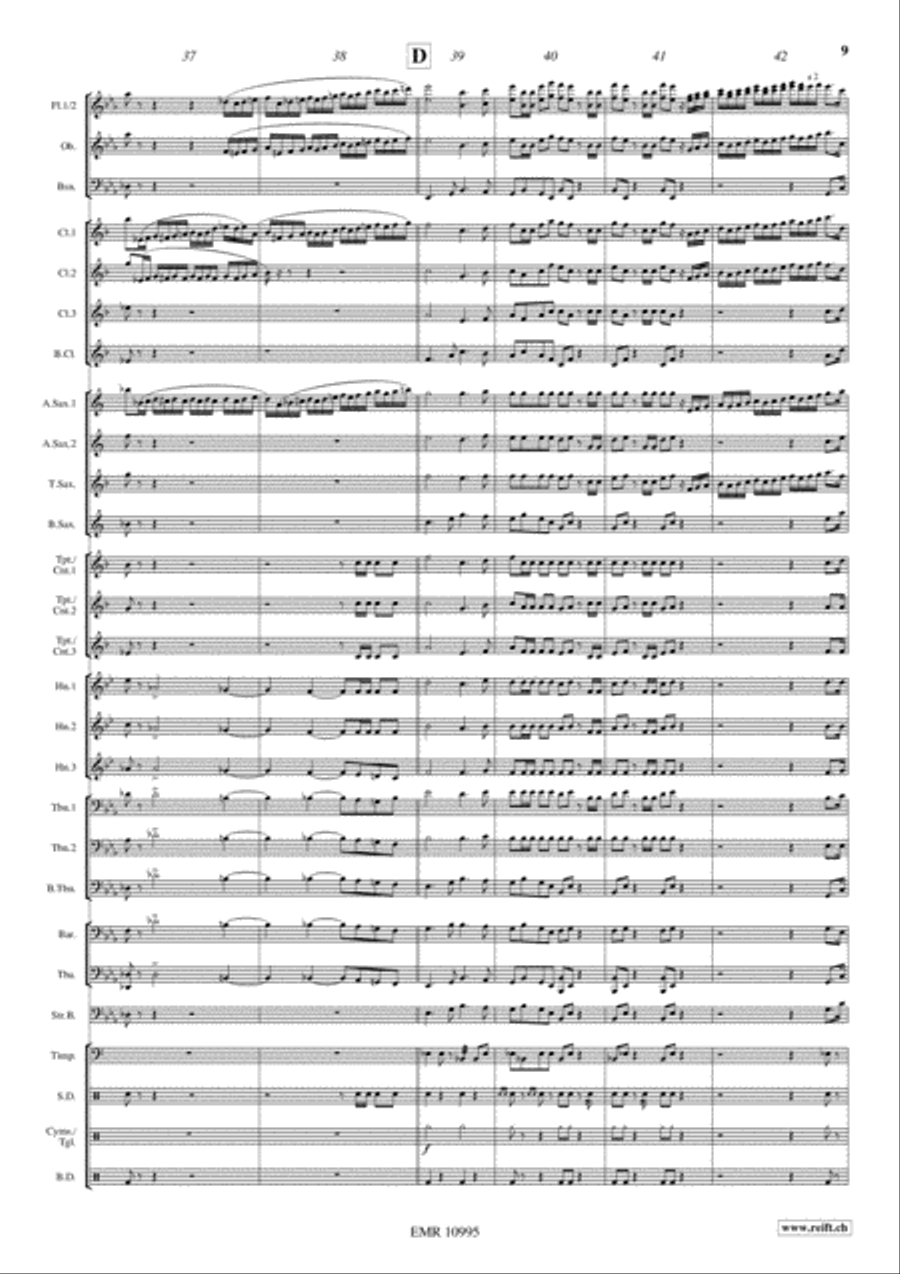 Coronation March Coronation March Concert Band scores gallery preview page 10