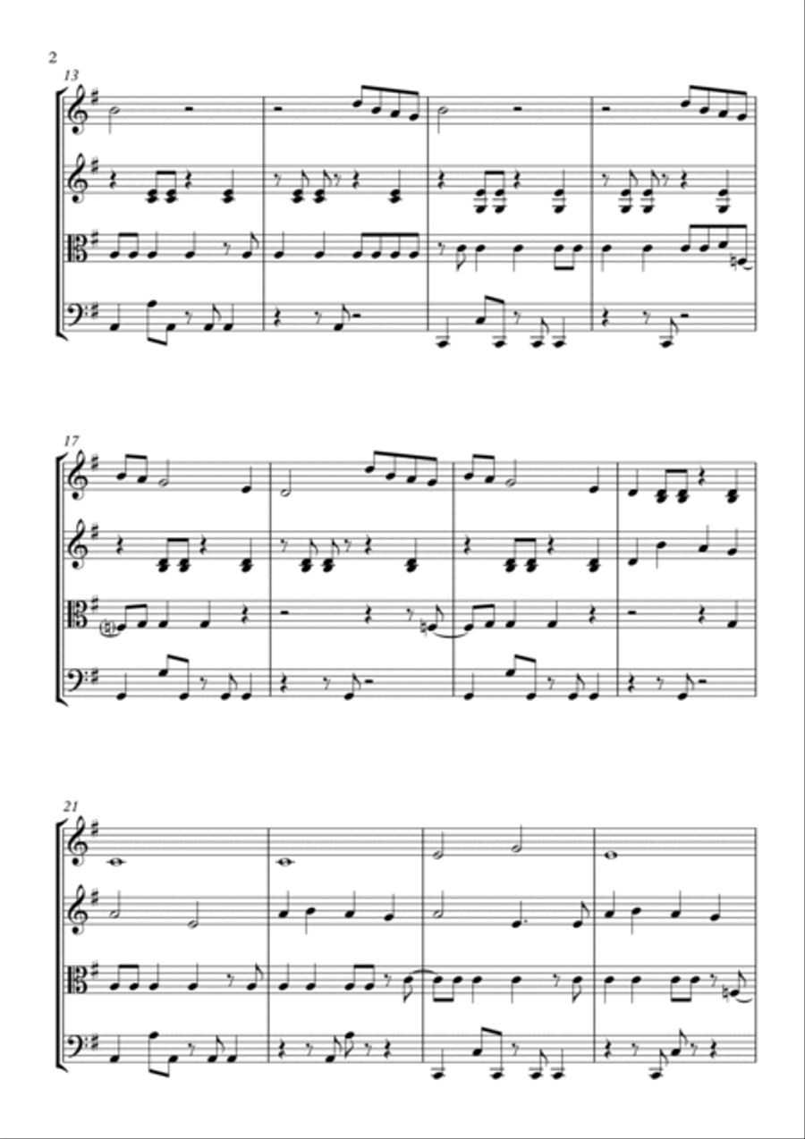 Shake It Off Shake It Off String Quartet scores gallery preview page 2
