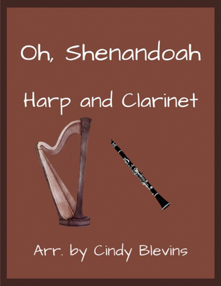 Oh, Shenandoah, for Harp and Clarinet