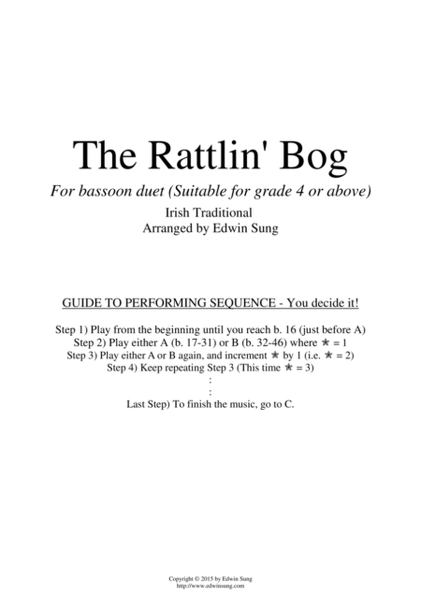 The Rattlin' Bog (for bassoon duet, suitable for grade 4 or above) image number null
