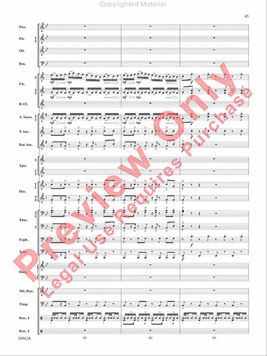 The Complete Harry Potter Concert Band scores gallery preview page 46