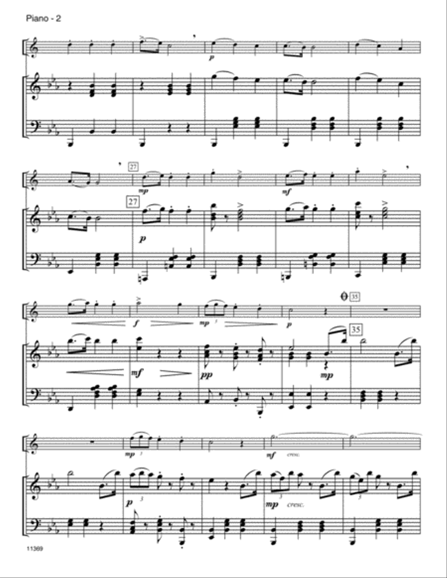 La Donna E Mobile (from Rigoletto) Alto Saxophone scores gallery preview page 3