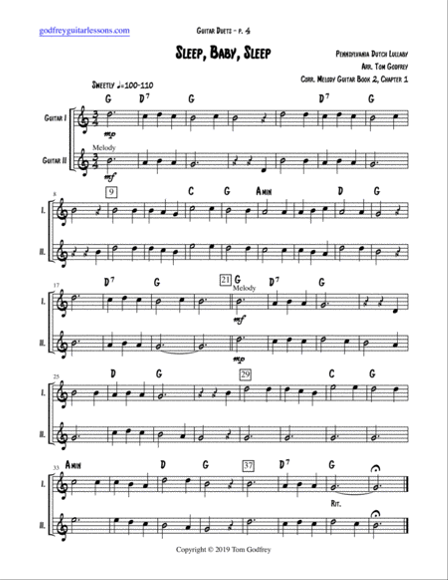 Guitar Duets 2 Acoustic Guitar scores gallery preview page 4
