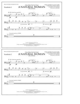 (You Make Me Feel Like) A Natural Woman (Pre-Opener) (arr. Jay Dawson) - Trombone 1