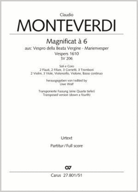 Magnificat. Transponierte Fassung (Transposed Version)