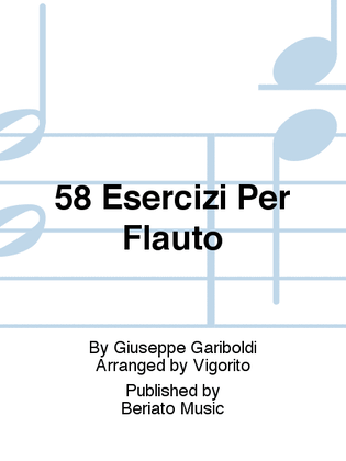 58 Esercizi Per Flauto