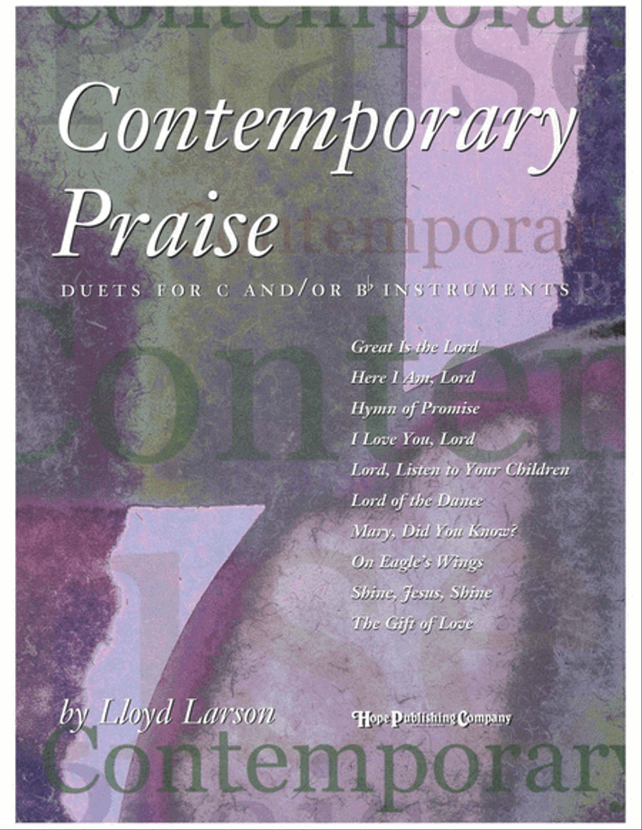 Contemporary Praise Contemporary Praise Piano Accompaniment scores gallery preview page 1