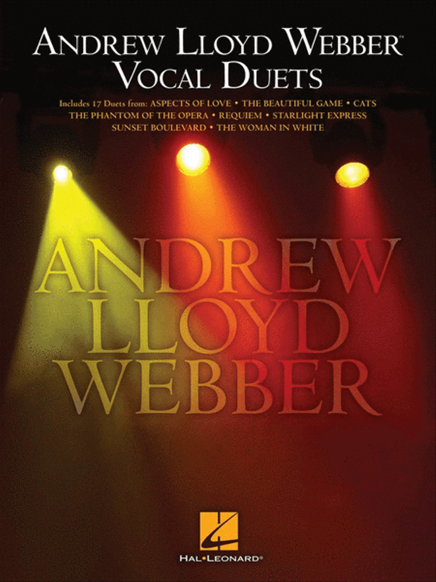 Book cover for Andrew Lloyd Webber Vocal Duets