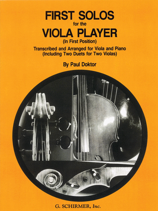 Book cover for First Solos for the Viola Player