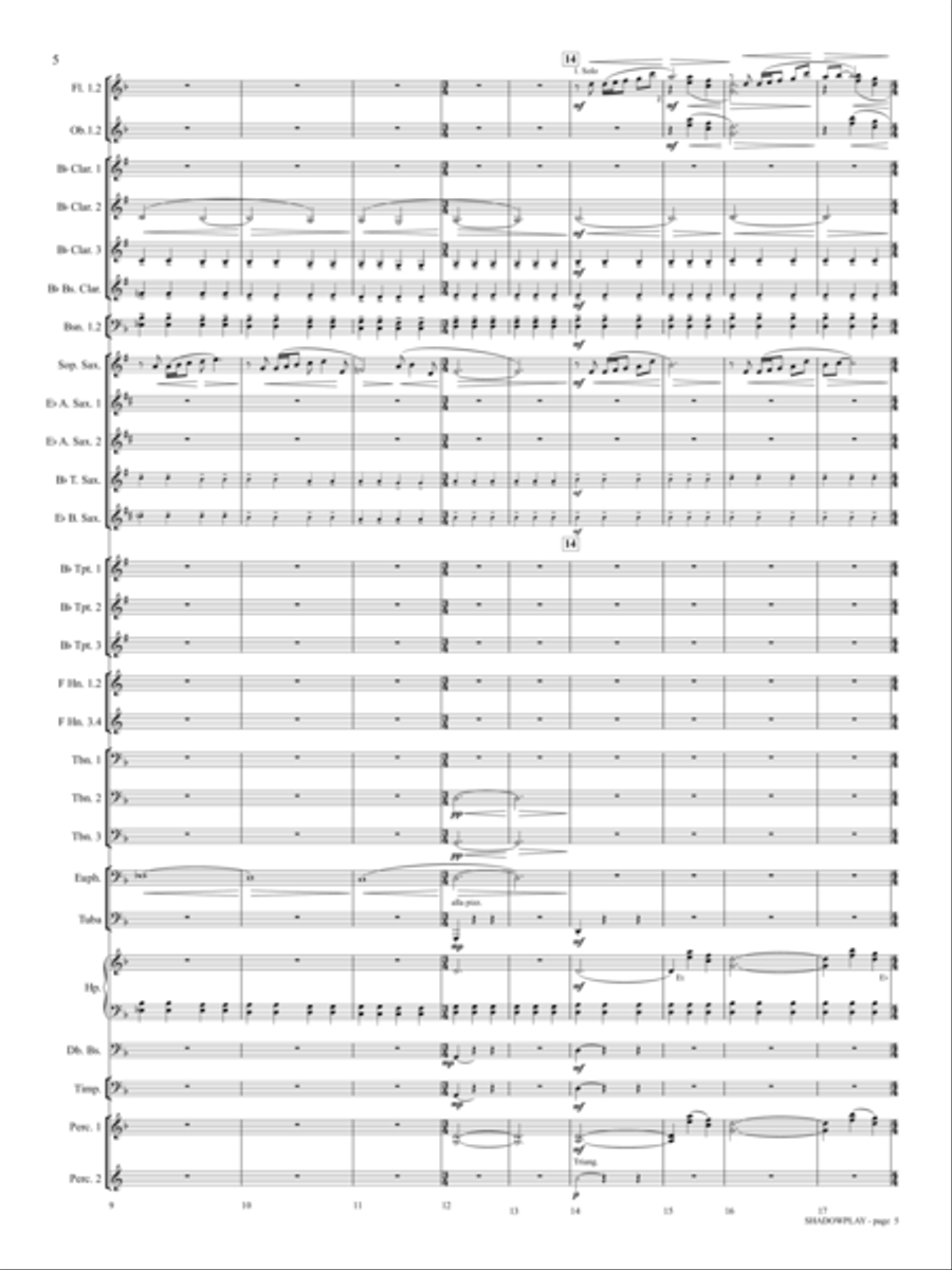 Shadowplay Concert Band scores gallery preview page 3