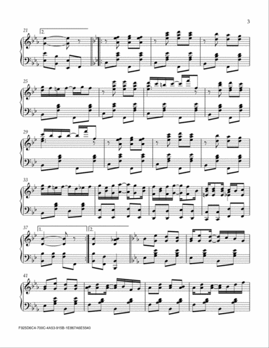 Peacherine Rag Piano Solo scores gallery preview page 3