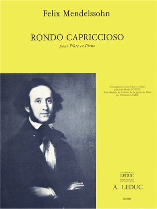 Book cover for Mendelssohn Larde Rondo Capriccioso (arnold) Flute & Piano Book