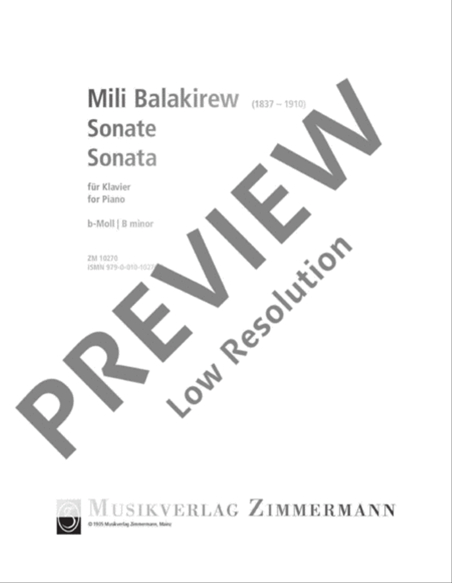 Sonata B flat minor Sonata B flat minor Piano Solo scores gallery preview page 2
