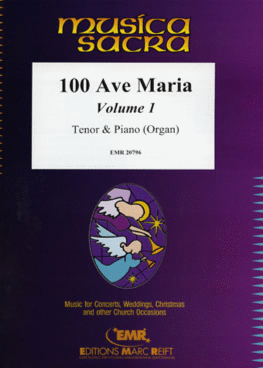 100 Ave Maria Volume 1 Tenor Voice scores gallery preview page 1