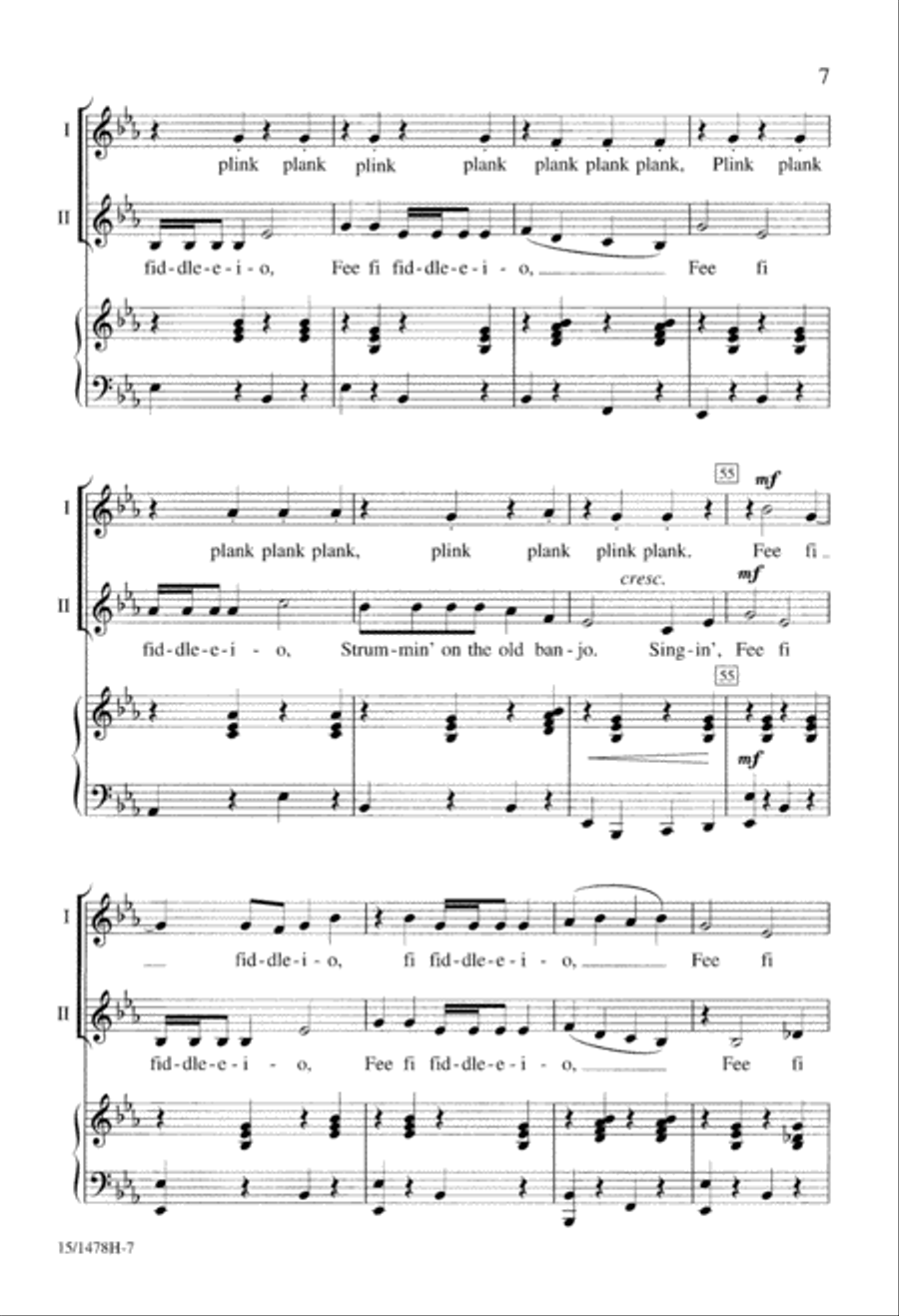 I've Been Workin' on the Railroad 2-Part scores gallery preview page 7