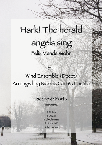 Hark! The Herald Angels Sing - Wind Ensemble (Decet) image number null
