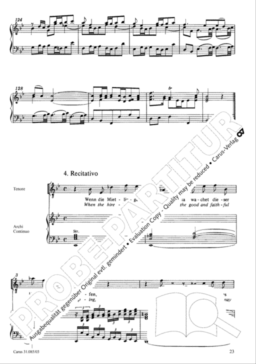 He tends the sheep most well (Ich bin ein guter Hirt) 4-Part scores gallery preview page 24