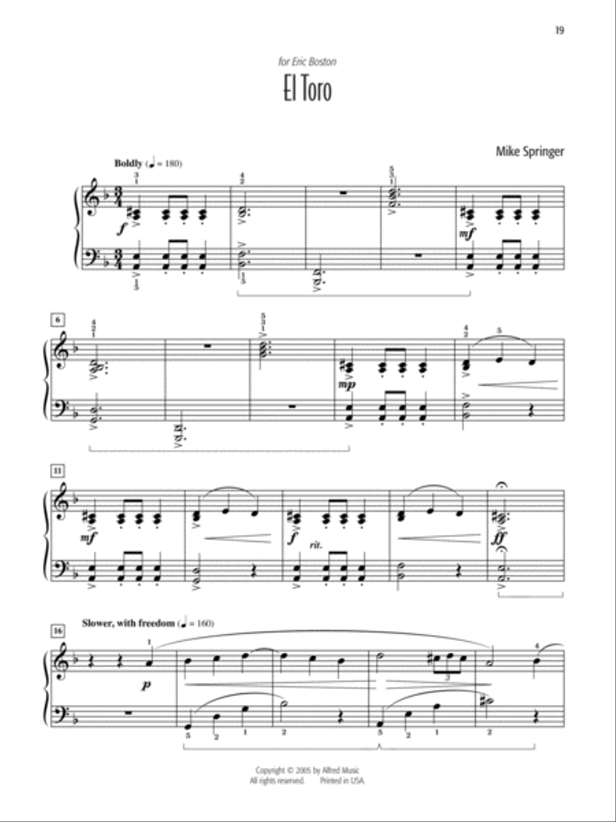 Mike Springer's Favorite Solos 1-3 (Value Pack) Easy Piano scores gallery preview page 21
