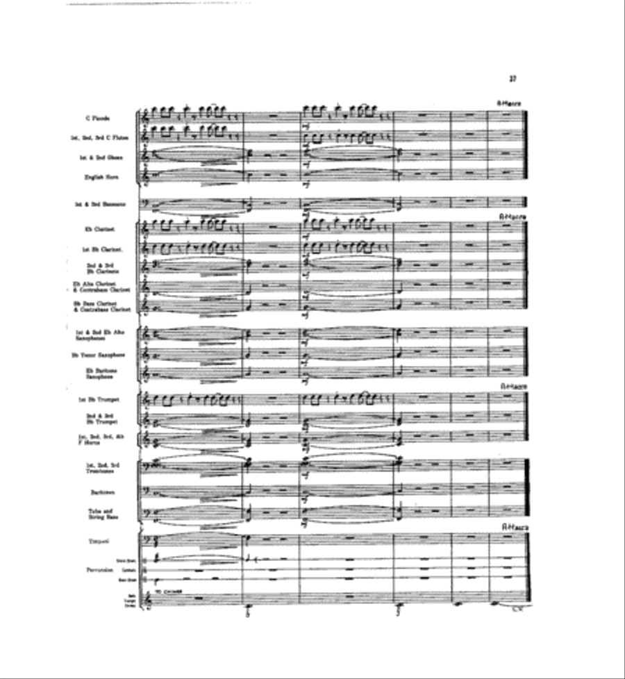 Caccia and Chorale Concert Band scores gallery preview page 36