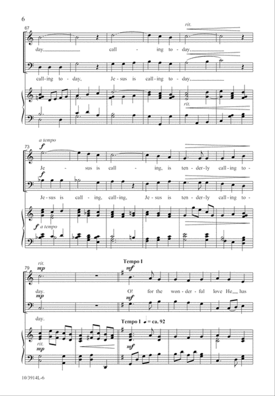 Come Home 2-Part scores gallery preview page 7