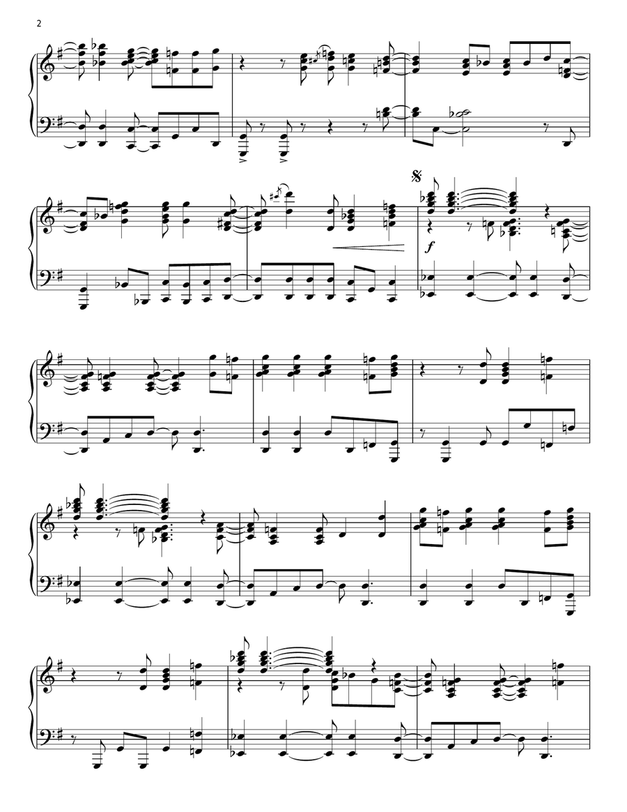 Happy Happy Piano Solo scores gallery preview page 2