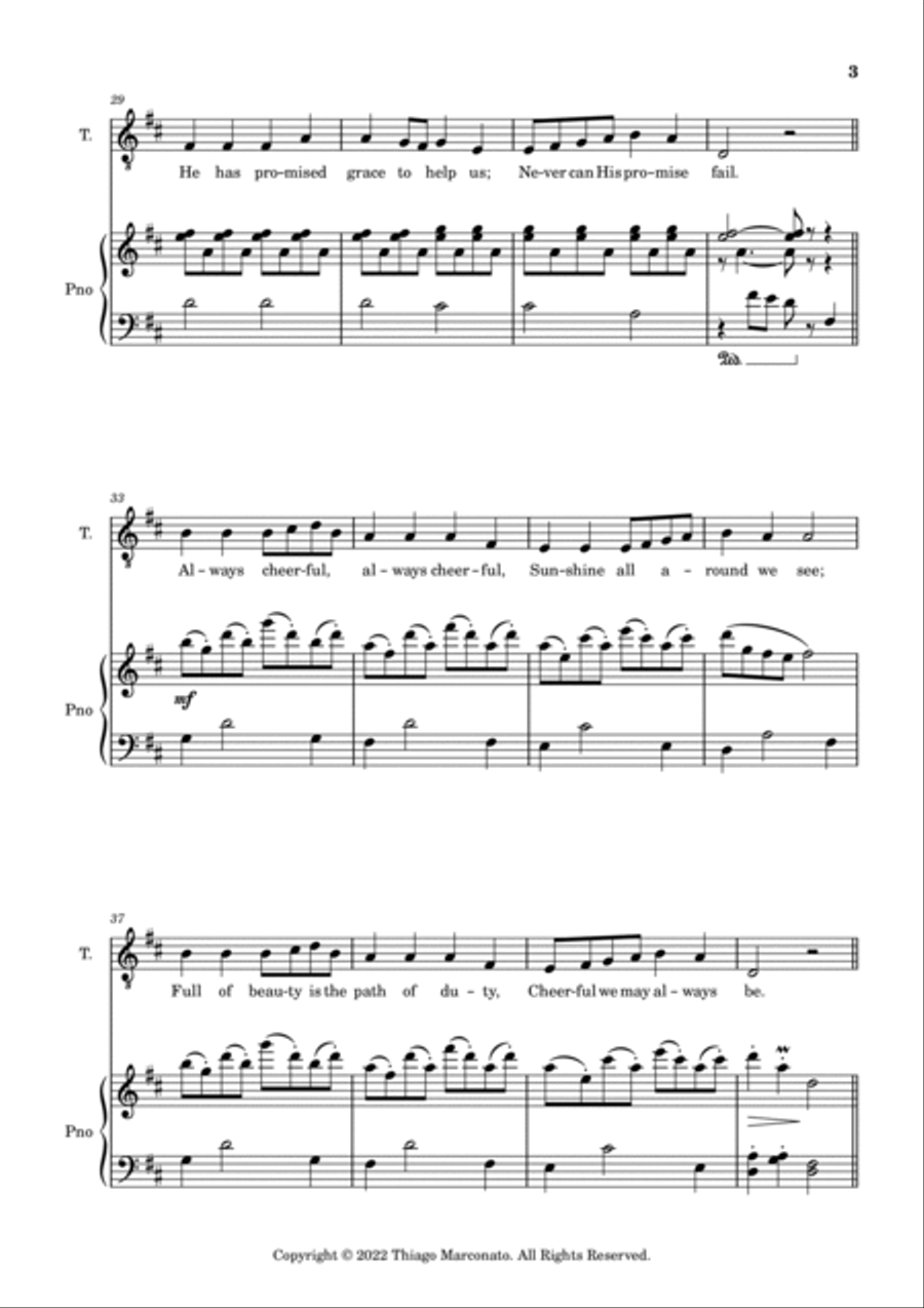 Always Cheerful Always Cheerful Chamber Music scores gallery preview page 3