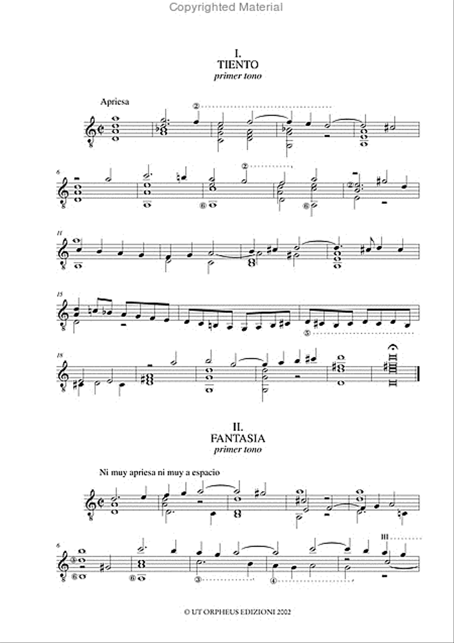 Tres Libros de Musica en Cifras para Vihuela (Sevilla 1546) [Complete Edition]. Transcription in modern notation for Guitar Acoustic Guitar scores gallery preview page 5