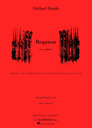 Book cover for Requiem in c minor