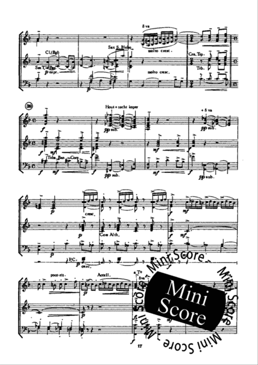 Airs de Fete Fanfare Band scores gallery preview page 19