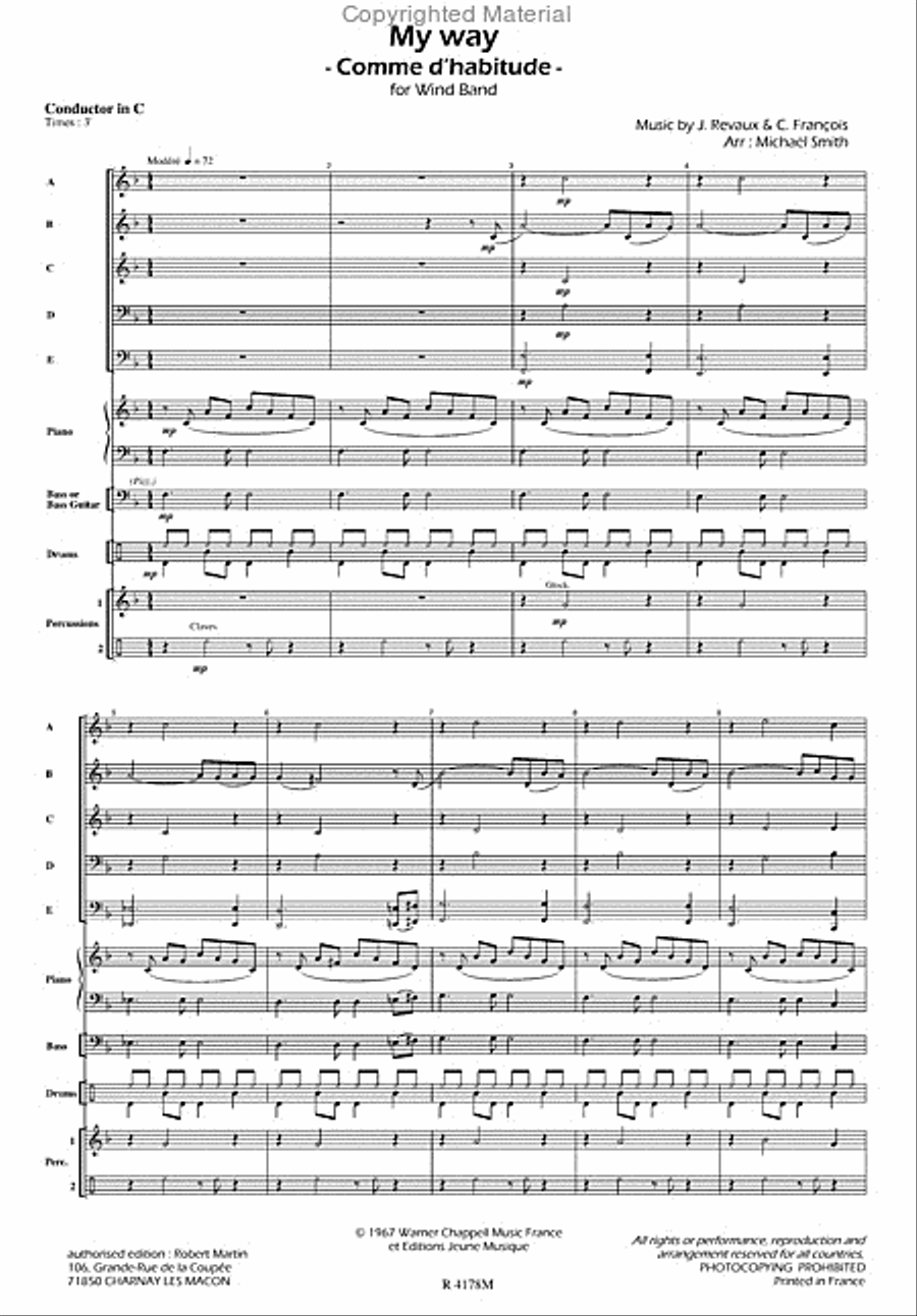 My Way Orchestra scores gallery preview page 2