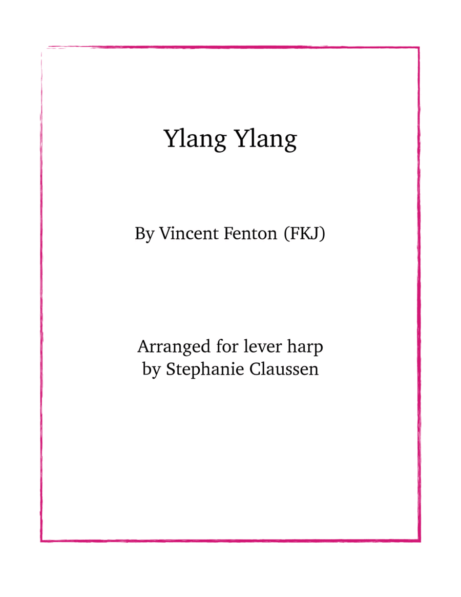 Ylang Ylang Ep Celtic Harp scores gallery preview page 1