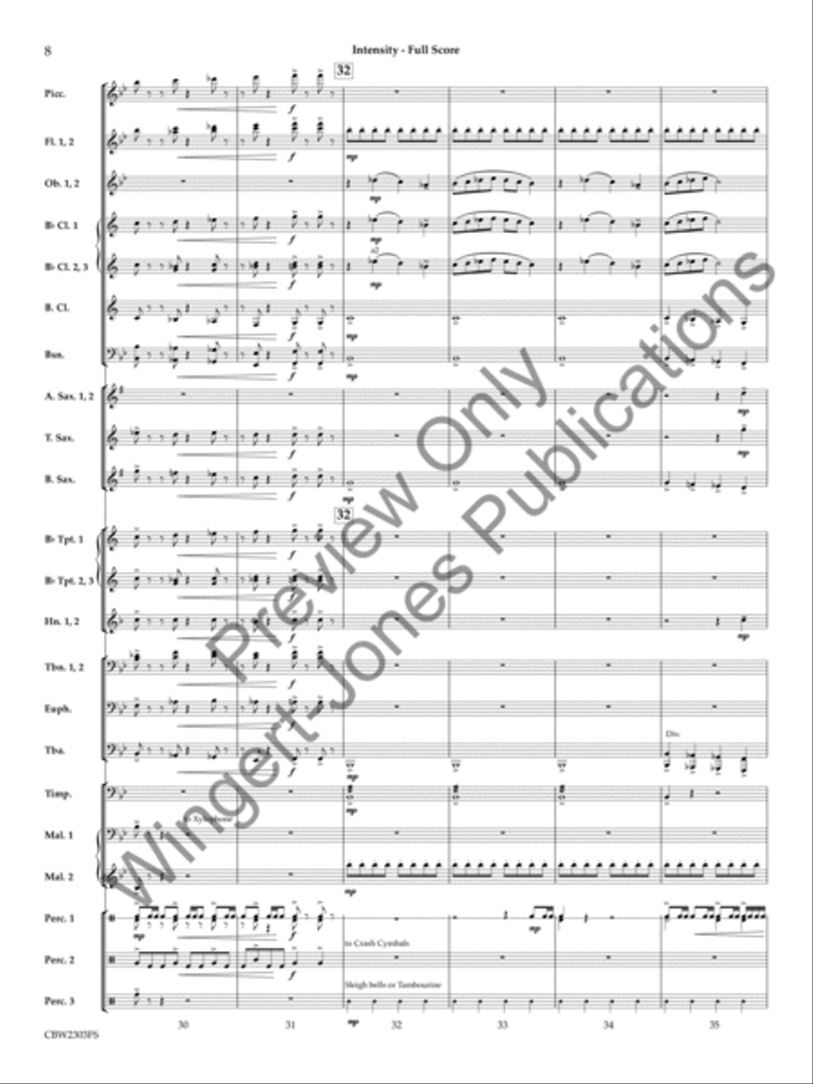 Intensity Concert Band scores gallery preview page 9
