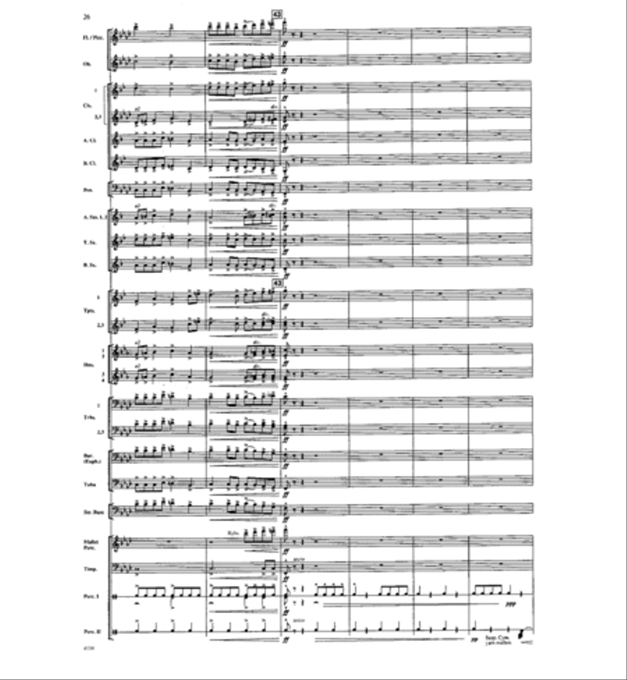 Where the River Flows Where the River Flows Concert Band scores gallery preview page 25
