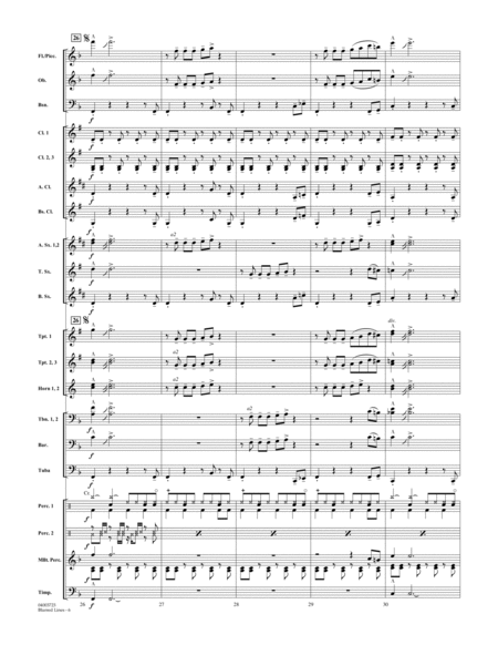 Blurred Lines - Conductor Score (Full Score)